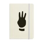 Dıythinker Üç Hareket Silüeti Desenli Baskılı A5 Defter