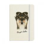 Dıythinker Uzun Saçlı Kaba Collie Evcil Hayvan Not Baskılı A5 Defter