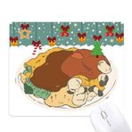 DIYthinker Yılan Yemek Oyster Tayvan Mouse Pad Oyun Ofis Mat Noel Kauçuk Ped