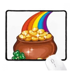 Dıythinker Yonca Parlak Gökkuşağı İrlanda St.Patricks Day Kaymaz Mouse Pad