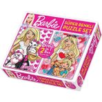 Diytoy 1542 Süper Renkli 2si1 Arada 54+70 Parça Barbie Puzzle Set
