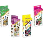 Diytoy 4'lü Manyetik Sayılar- Harfler - Hayvanlar - Meyveler Sebzeler Magnet 3-6 Yaş - Renkli
