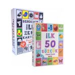 DIYTOY Bebeğimin İlk Flash Kartları Oyun Seti İlk 50 Sözcük + İlk Zeka Kartları