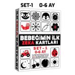 DIYTOY Bebeğimin Ilk Zeka Kartları Set-1 / 0-6 Ay ZEKAKARTI06AY