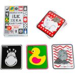 Dıytoy Diy Toy, Zeka Kartları, 3 Lü Set, 50 Sözcük, Ilk Zeka, 50 Hayvan, - Renkli