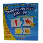 Diytoy Yayınları 1444 Sayılar Renkler Şekiller Eğlenceli Bulmacalar