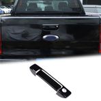 DIYUCAR Ford Ranger 2015-2021 ile Uyumlu Araba Bagaj Kapağı Kolu Kapak Döşeme, Arka Kapı Kolu Koruyucu Kapak Dekorasyon Çıkartması Dış Aksesuarlar (Parlak Siyah)