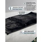 Diz Destekli Ortopedik Seccade - Siyah