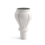 Dizayn Royal 14 cm Desenli Beyaz Plastik Ayak
