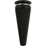 Dizaynaks Çizgili Dolap Ayağı Mat Siyah 26 cm - yok