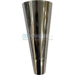 Dizaynaks Konik Dolap Ayağı Parlak Krom 20 cm
