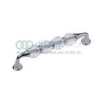 Dizaynaks Kristal Cam Kulp 128 Mm. Krom