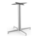 Dizaynaks Ortadan Tablalı Modern Parlak Krom Cube Masa Ayağı 70-460 Mm.