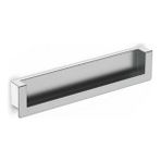 Dizaynaks Yarım Kenar Gömme Kulp Mat Krom 128 mm