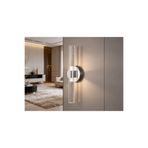 DizaynLED Pilli Kristal Kabarcık Modern Krom Duvar Aplik DL-035KROM-DUVARTIPI-PİLLİ
