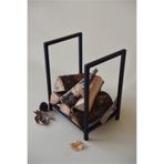 DizaynS Dekoratif Metal Şömine Yanı Odunluk 50x40x30 Cm