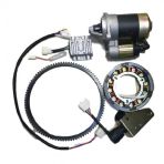 Dizel Motor 178f Marş Motoru Seti 7 Hp