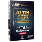Dizgi 2026 MEB AGS ÖABT Altın Seri Türkçe Öğretmenliği Türk Dili ve Edebiyatı Öğretmenliği Türk Halk Edebiyatı 7 Deneme