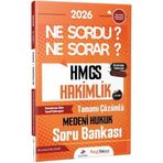 Dizgi Kitap 2026 Hukuk Atölyesi HMGS Hakimlik Ne Sordu Ne Sorar Medeni Hukuk Tamamı Çözümlü Soru Bankası