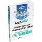 Dizgi Kitap 2026 Meb Ags Eğitimin Temelleri ve Türk Milli Eğitim Sistemi Çıkmış Soru Analizli Konu Anlatımı