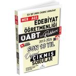 Dizgi Kitap 2026 MEB AGS ÖABT Edebiyat Öğretmenliği ÖABT nin Rehberi Konularına Göre 13 Yıl Çıkmış Sorular
