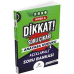 Dizgi Kitap Dikkat KPSS A Anayasa Hukuku Açıklamalı Soru Bankası - Serhat Güven