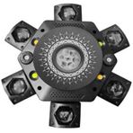 DJ PRO 6 BAŞLI LED CREE BEE EYES-3 150 WATT LED STROBE LAZER ROBOT IŞIK