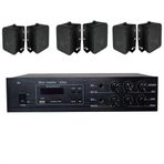 DJ PRO DUVAR TİPİ HAT TRAFOLU 100V HAZIR SES SİSTEMİ PAKET-2