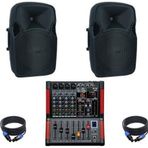 DJ PRO HAZIR 1200 WATT PASİF SES SİSTEMİ PAKET-4