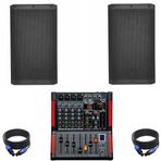 DJ PRO HAZIR 1800 WATT PASİF SES SİSTEMİ PAKET-5