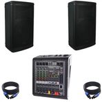 DJ PRO HAZIR 2000 WATT PASİF SES SİSTEMİ PAKET-6