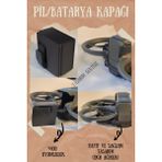 Dji Avata 2 Drone Uyumlu Pil Batarya Yuvası Kapağı Koruma Aksesuar Aparat Güvenlik - Siyah