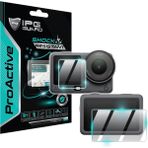 Djı Osmo Action 6 Kamera Için 9h Nano Ipg Proactive Ekran Koruyucu (2 Adet Büyük, 1 Küçük Ekran), Pürüzsüz Cam Bitiş, Ultra Duyarlı Dokunmatik Hassasiyet - Şeffaf