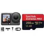 DJI Osmo Action 6 Standard Combo + SanDisk Extreme PRO 256GB microSD – 4K Aksiyon Seti
