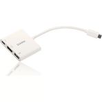 Dk-Ac-U31x32 3İn1 Usb3.1 Type C Erkek-Usb3.0-Hdmi (4K Uhd)-Usb3.1 Type C Şarj Dönüştürücü