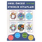 DK Çocuk 3-6 Yaş Etkinlik Kitabı Seti | 6 Kitap Okul Öncesi Büyük Resimli Etkinlik Kitapları