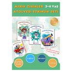 DK Çocuk 3-6 Yaş Okul Öncesi Eğitim Seti | 2 Etkinlik Kitabı ve 1 Boyama Kitabı | 3 Kitap