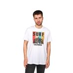 DK DAKSEL NOETR-0-4039 Baskılı Beyaz Erkek T-shirt