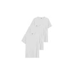 DK DAKSEL Regular Fit%100 Pamuklu Basic Erkek T-shirt 3 Lü Paket DKS-3000 (Beyaz-Beyaz-Beyaz/XL)