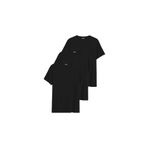 DK DAKSEL Regular Fit%100 Pamuklu Basic Erkek T-shirt 3 Lü Paket DKS-3000 (Siyah-Siyah-Siyah/S)