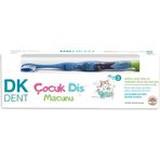 Dk Dent 50 ml Fırçalı Hediyeli Doğal Aloe Vera ve Karanfil İçerikli Çocuk Diş Macunu