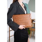DK LEATHER Pu Deri 13.6 - 14'' M3 Macbook Notebook Kılıfı Macbook Air Pro M1 M2 M3 Uyumlu Evrak Çantası