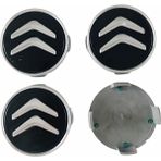 DK Motors Citroen Siyah Jant Göbeği 58MM