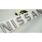 Dk Nissan Bagaj 3M 3D Mat Krom Abs Yazi Logo Amblem 29X4 Cm