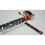 Dk Nissan Nismo Siyah Kirmizi Camurluk Yani Logo Arma Amblem Seti