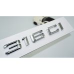 Dk Tuning 316Ci Bagaj Krom Metal 3M 3D Yazi Logo Bmw Ile Uyumlu