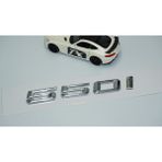 Dk Tuning 550İ Bagaj Krom Metal 3M 3D Yazi Logo Bmw Ile Uyumlu