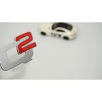 Dk Tuning Alfa Romeo Q2 Kırmızı Gri Bagaj Logo Arma Bagaj Arma