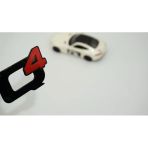 Dk Tuning Alfa Romeo Q4 Kırmızı Siyah Bagaj Logo Arma