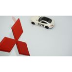 Dk Tuning Bagaj Kırmızı Abs Yazı Logo Mitsubishi İle Uyumlu